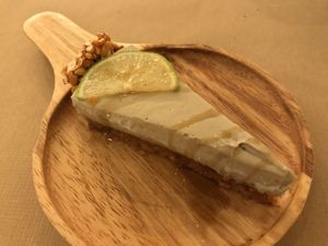 Cheescake matcha at Riz Riz - Marais in Paris