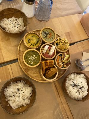Vegan rice table for one person (25€)  at Riz Riz - Marais in Paris