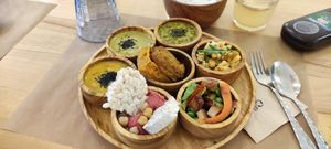 Rice table at Riz Riz - Marais in Paris