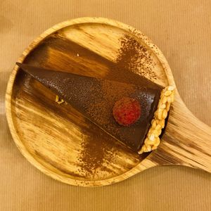 Chocolate ganache cake   at Riz Riz - Marais in Paris