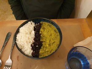 Spinach Dhal at Riz Riz - Marais in Paris