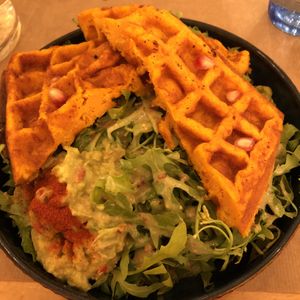 Sweet Potato Waffles   at Riz Riz - Marais in Paris