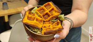 "Gaufre de Patate Douce"  at Riz Riz - Marais in Paris