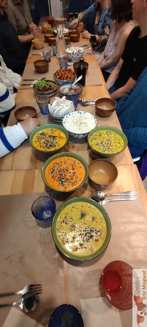 Rice table for a group  at Riz Riz - Marais in Paris