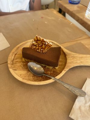 Ganache cake  at Riz Riz - Marais in Paris