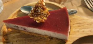 Raspberry pie at Riz Riz - Marais in Paris