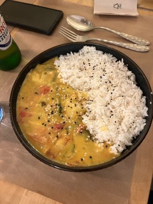 Mango curry  at Riz Riz - Marais in Paris