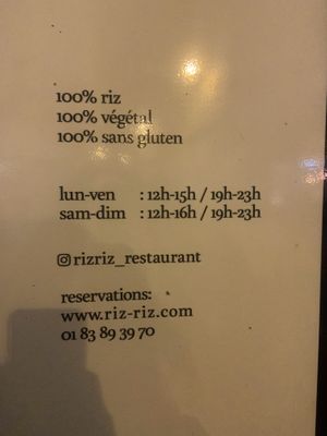   at Riz Riz - Marais in Paris