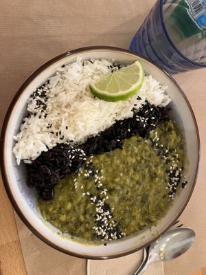Spinach daal  at Riz Riz - Marais in Paris