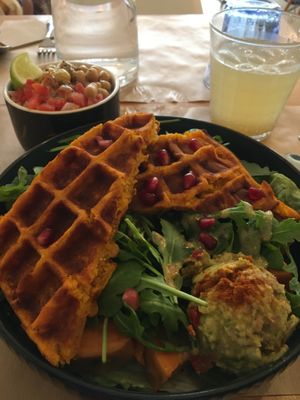 Sweet potato waffle   at Riz Riz - Marais in Paris
