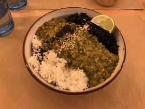 Dahl  de lentilhas at Riz Riz - Marais in Paris