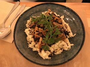 Risotto de cogumelod at Riz Riz - Marais in Paris