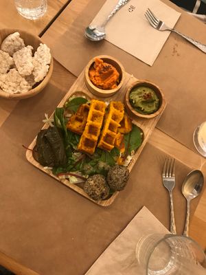 Sharing plate!!!  at Riz Riz - Marais in Paris