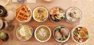 Rice table. at Riz Riz - Marais in Paris