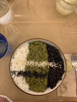 Spinach Dahl at Riz Riz - Marais in Paris