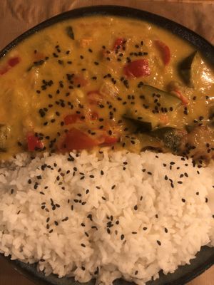 Mango masala- very filling  at Riz Riz - Marais in Paris