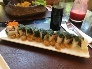Maki vegan  at Buda Mancora Cuisine in Mancora