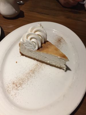 Vegan NY style cheese cake from vegan treats at Humphrey's Tavern in Glen Gardner