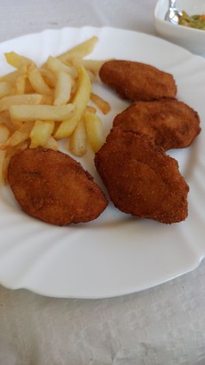 Nuggets de calabaza at El Urogallo in Alora