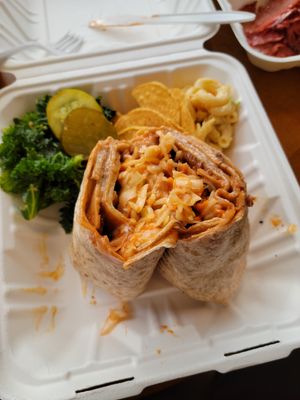 BBQ Seitan Wrap at Nature's Plate Cafe & Juice Bar in Keyport