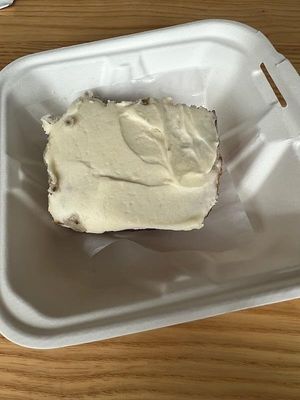 Vanilla Cake at Nature's Plate Cafe & Juice Bar in Keyport