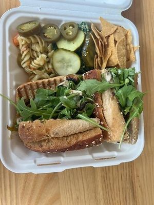 Philly Cheesesteak at Nature's Plate Cafe & Juice Bar in Keyport