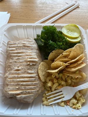 Buffalo chicken wrap at Nature's Plate Cafe & Juice Bar in Keyport