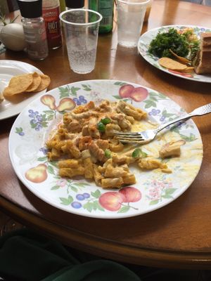 Jalapeño Mac and cheese  at Nature's Plate Cafe & Juice Bar in Keyport