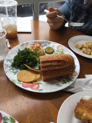 Philly cheese steak  at Nature's Plate Cafe & Juice Bar in Keyport