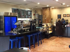 Photo by Michael Zager at Blue State Coffee in Hartford