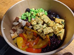 Poke bowl at Veg&Veg in Rome