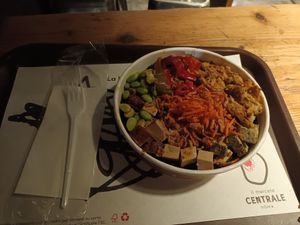 Large poke bowl at Veg&Veg in Rome