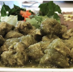 Chile Verde at Wild Rooster Bistro in Fair Oaks