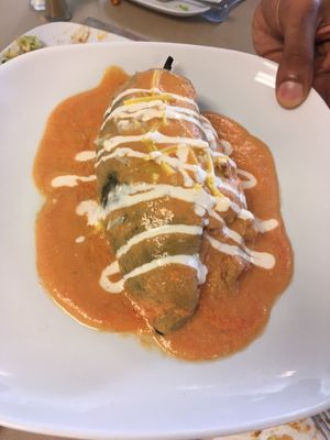 Chile relleno at Wild Rooster Bistro in Fair Oaks