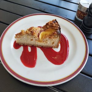 Peach Cheese 🧀 at Wild Goat Bistro in Petaluma