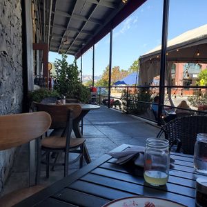 Great outdoor seating at Wild Goat Bistro in Petaluma
