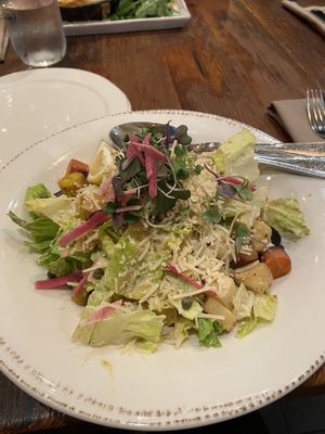 Vegan Cesar salad   at Wild Goat Bistro in Petaluma