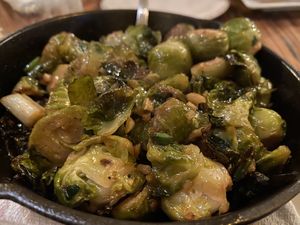 Kung pao Brussel sprouts at Wild Goat Bistro in Petaluma