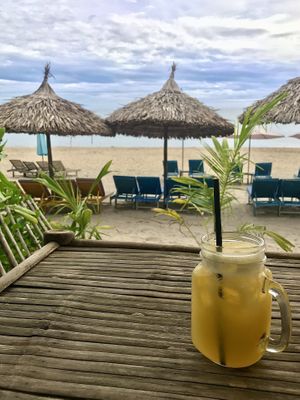 Magic Hangover Cure juice blend  at The Fisherman Vegan Restaurant   in Hoi An