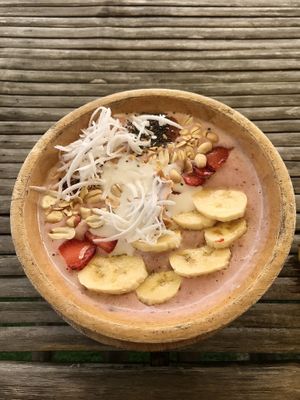 Strawesome Smoothie Bowl  at The Fisherman Vegan Restaurant   in Hoi An