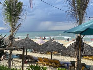 View from The Fisherman Vegan Restaurant, An Bang Beach, Hoi An  at The Fisherman Vegan Restaurant   in Hoi An