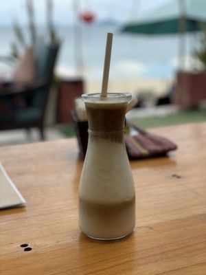 Coconut Coffee - The Fisherman Vegan Restaurant, An Bang Beach, Hoi An  at The Fisherman Vegan Restaurant   in Hoi An
