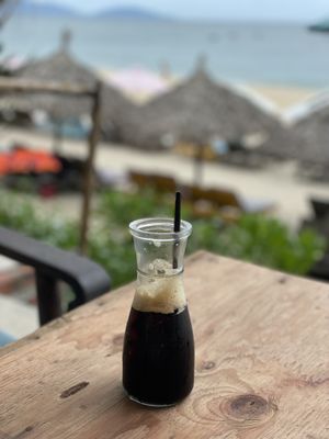 Vietnamese Coffee - The Fisherman Vegan Restaurant, An Bang Beach, Hoi An  at The Fisherman Vegan Restaurant   in Hoi An