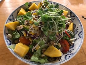 super fresh ingredients and perfect combo salad   at The Fisherman Vegan Restaurant   in Hoi An