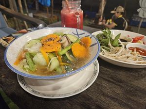 Vegan Pho at The Fisherman Vegan Restaurant   in Hoi An