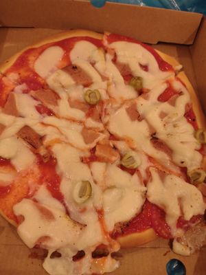 Vegan ham and cheese pizza 🍕 disappointing at The Fisherman Vegan Restaurant   in Hoi An