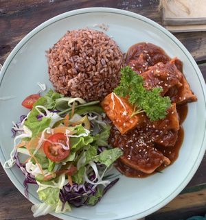 Tofu and Tomato  at The Fisherman Vegan Restaurant   in Hoi An