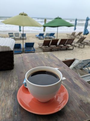 Vietnamese Coffee at The Fisherman Vegan Restaurant   in Hoi An