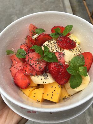 Fruit salad at The Fisherman Vegan Restaurant   in Hoi An