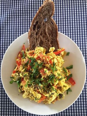 Tofu scramble  at The Fisherman Vegan Restaurant   in Hoi An